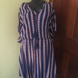 Navy Midi Dress